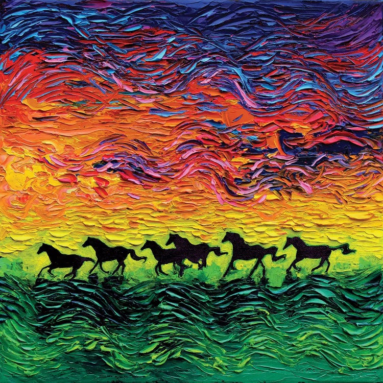 Wild Horses by Aja Trier wall art