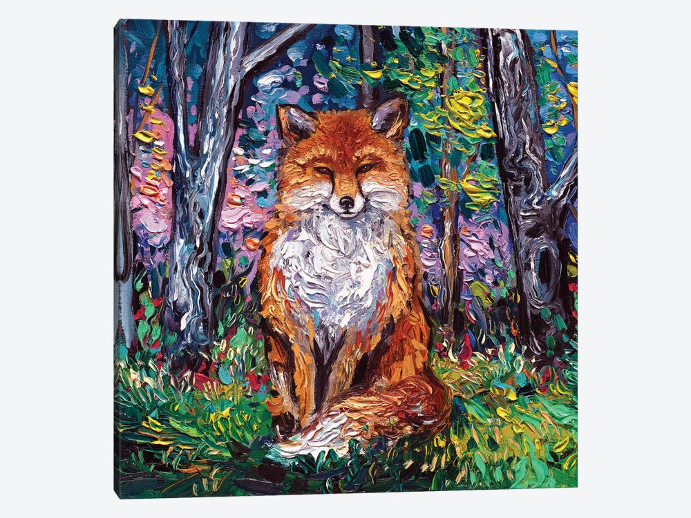 The Red Fox by Aja Trier 1-piece Canvas Art