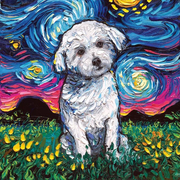 Starry Night Collection: Maltese Night by Aja Trier