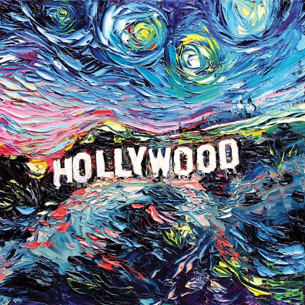 Hollywood Sign: Van Gogh Never Saw Hollywood by Aja Trier