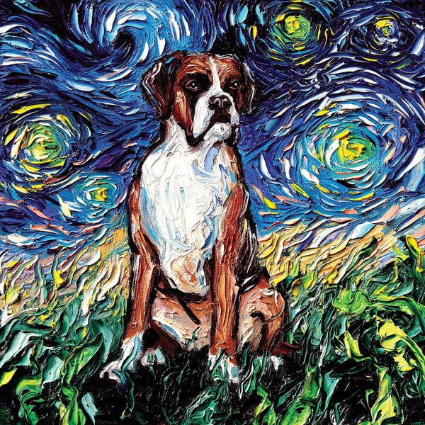 All Things Van Gogh: Boxer Night by Aja Trier