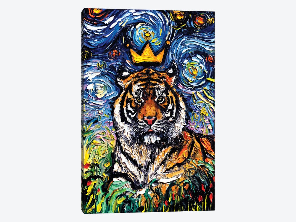 Tiger King by Aja Trier 1-piece Art Print