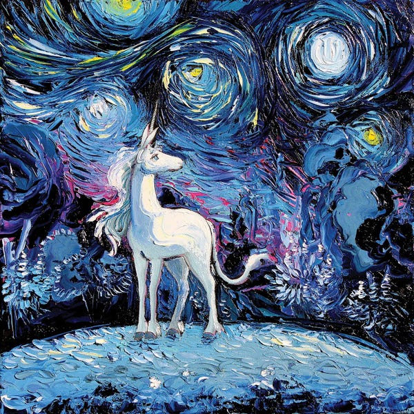 Kids Fantasy Art: Van Gogh Never Saw The Last by Aja Trier