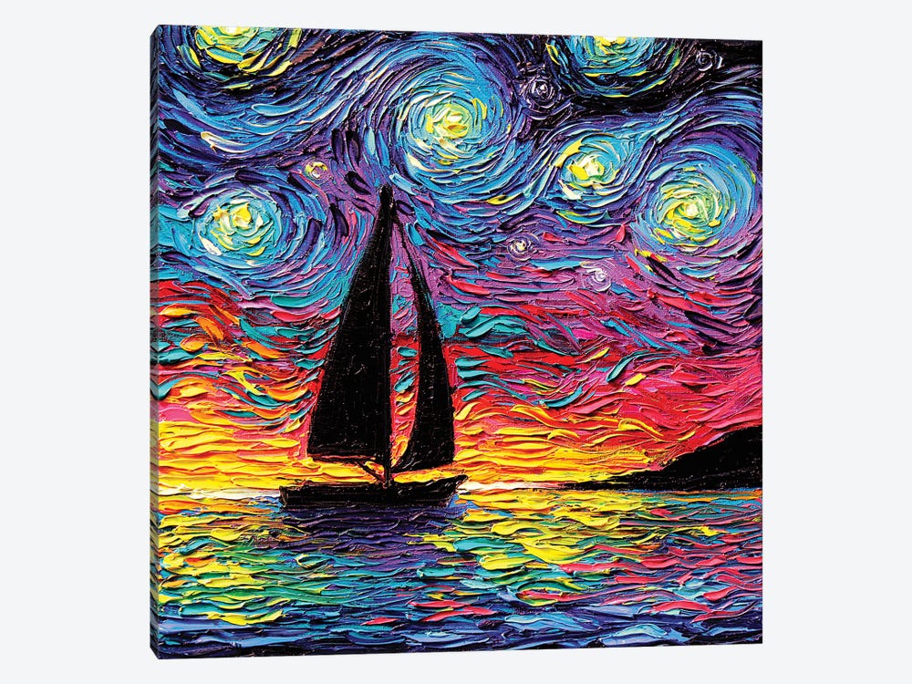 Come Sail Away by Aja Trier 1-piece Canvas Art Print