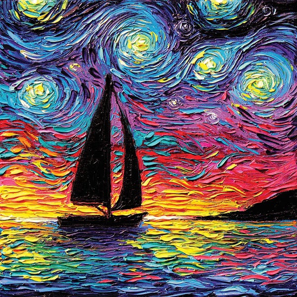 Kids Transportation Art: Come Sail Away by Aja Trier