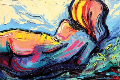 A Soft Breeze by Aja Trier framed canvas print