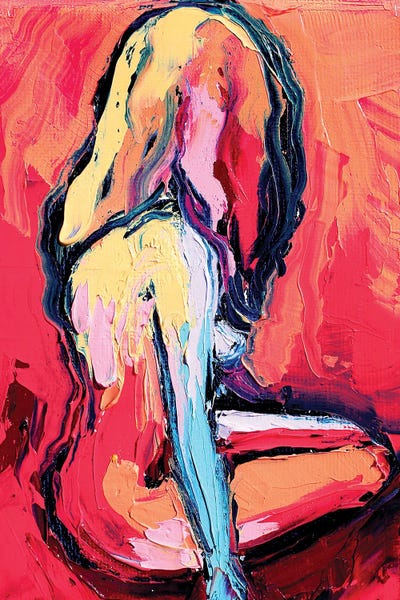 Femme 399 by Aja Trier framed canvas print