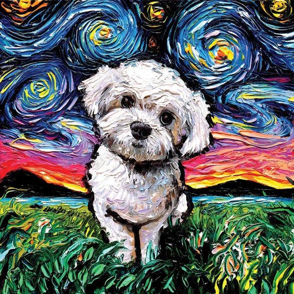 Dogs: Maltipoo Night by Aja Trier