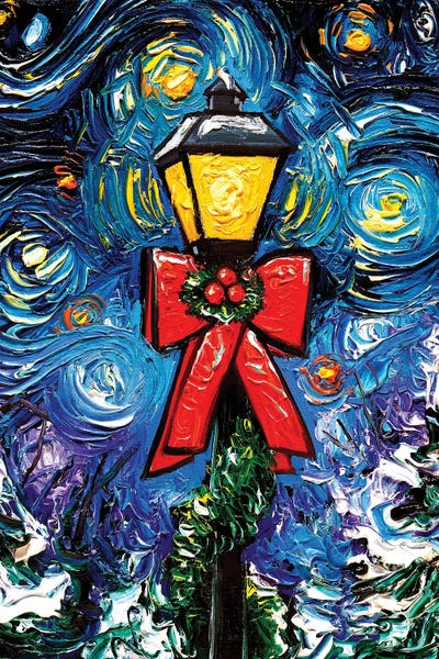 Season's Greetings by Aja Trier metal wall art