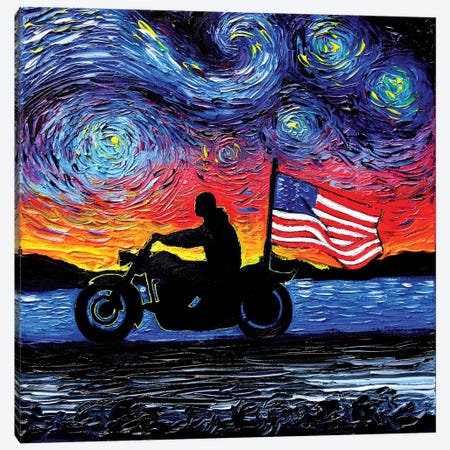 Easy Rider Canvas Print #AJT28} by Aja Trier Canvas Print