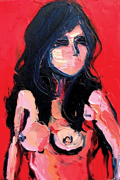 Femme XVI by Aja Trier framed canvas print