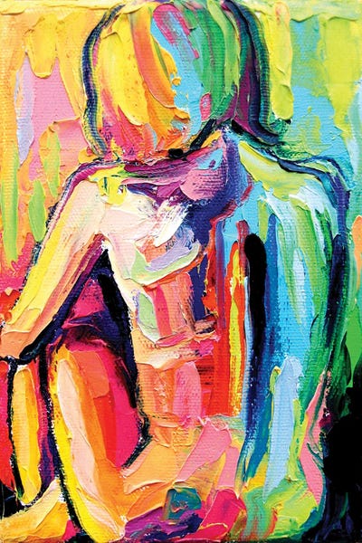 Femme CLXXXIII by Aja Trier metal wall art