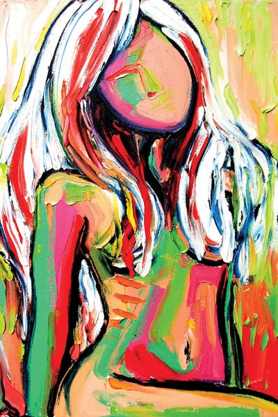 Femme CCCXXIV by Aja Trier metal wall art