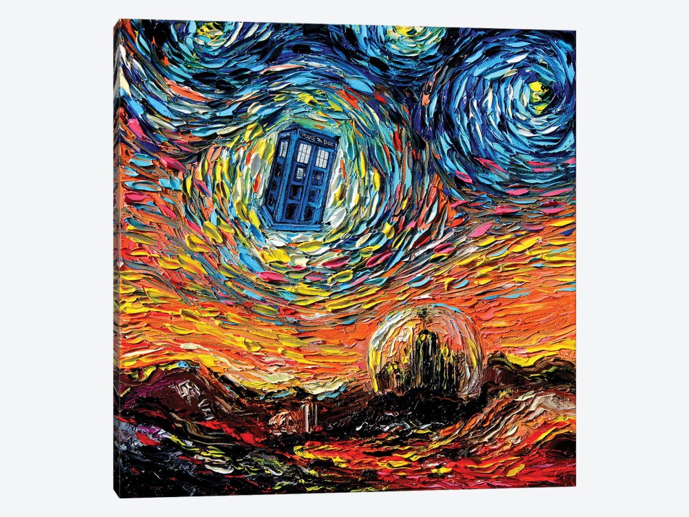 van Gogh Never Saw Gallifrey by Aja Trier 1-piece Canvas Art