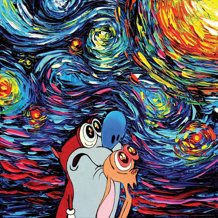 Van Gogh Never Experienced Space Madness by Aja Trier wall art