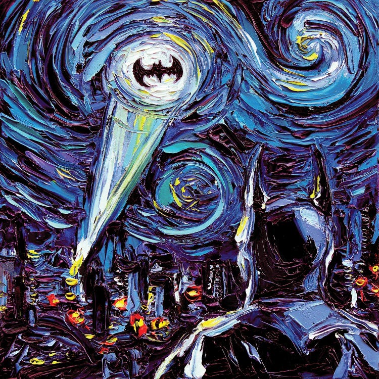 Van Gogh Never Saved Gotham by Aja Trier wall art