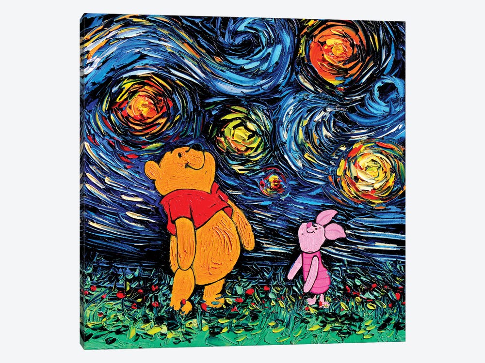 Van Gogh Never Saw Hundred Acre Wood by Aja Trier 1-piece Art Print