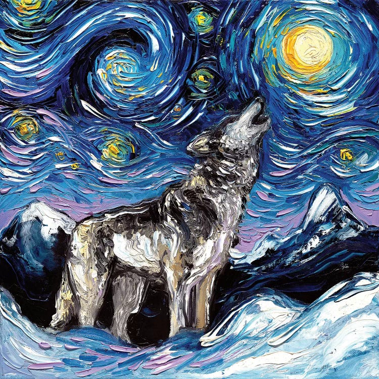 Lupine Night by Aja Trier wall art