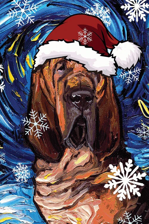 Bloodhound Santa