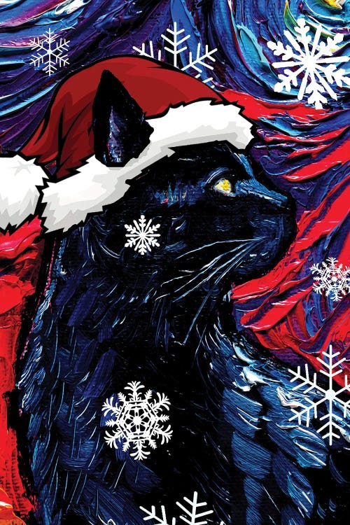 Black Cat Santa