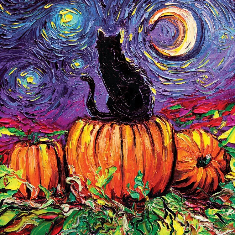 Starry Hallows' Eve by Aja Trier wall art