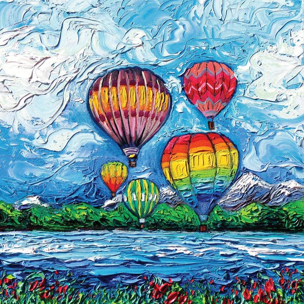 Hot Air Balloons: Up in the Air by Aja Trier