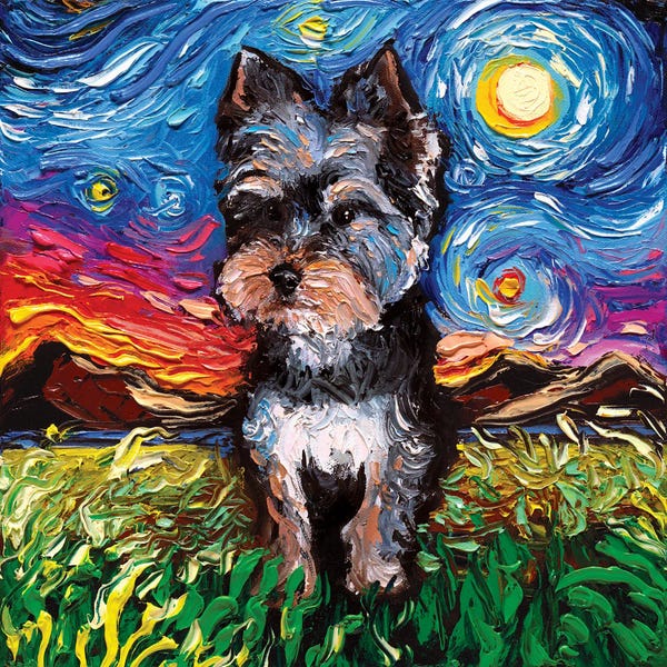 Terriers: Yorkie Night II by Aja Trier