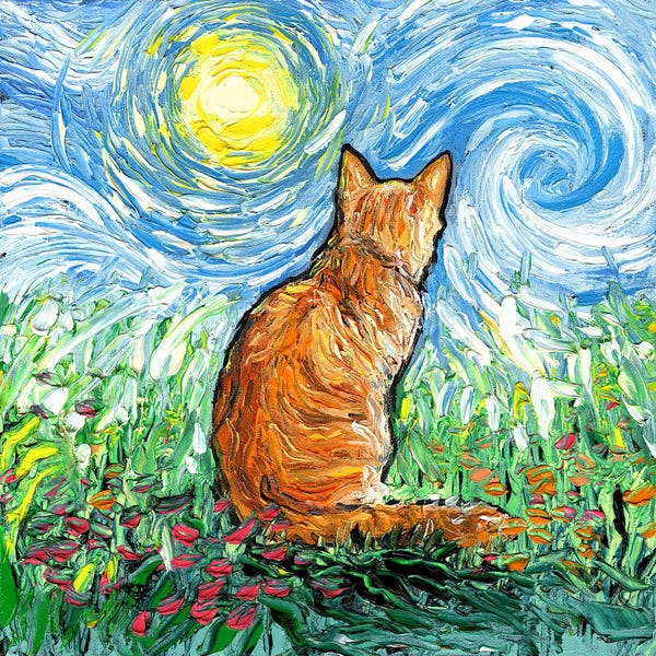 Orange Cats: Spring Morning by Aja Trier