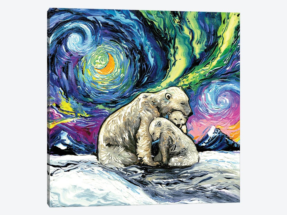 Polar Night by Aja Trier 1-piece Canvas Artwork