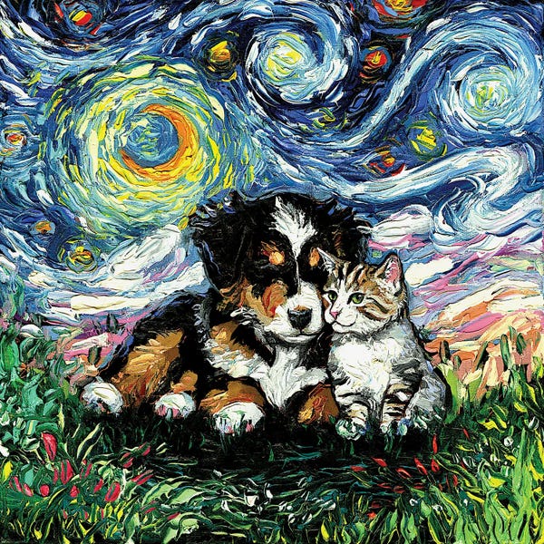 Bernese Mountain Dogs: Togetherness by Aja Trier