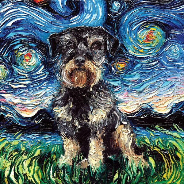 All Things Van Gogh: Schnoodle Night by Aja Trier