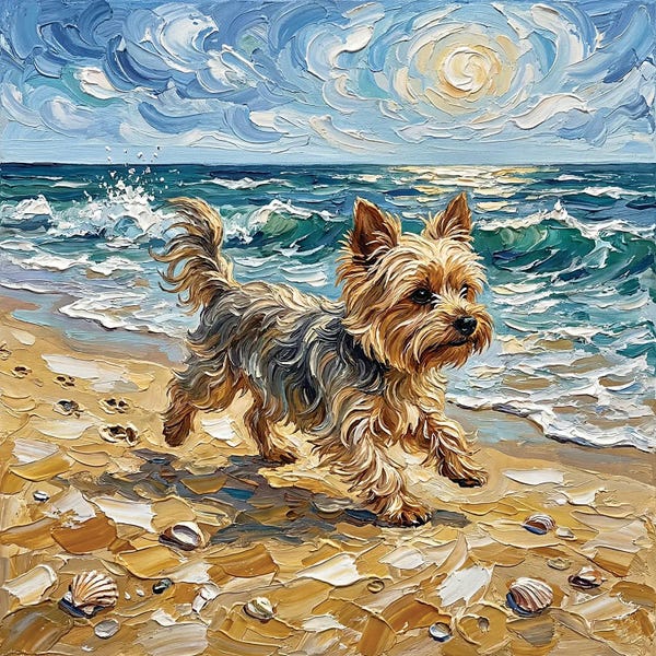 Beach Days - Yorkie