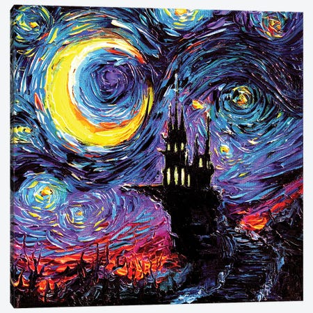 The Haunting Of Van Gogh Canvas Print #AJT66} by Aja Trier Canvas Artwork