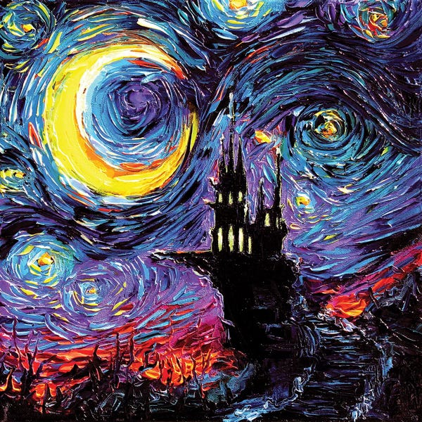 Kids Fantasy Art: The Haunting Of Van Gogh by Aja Trier