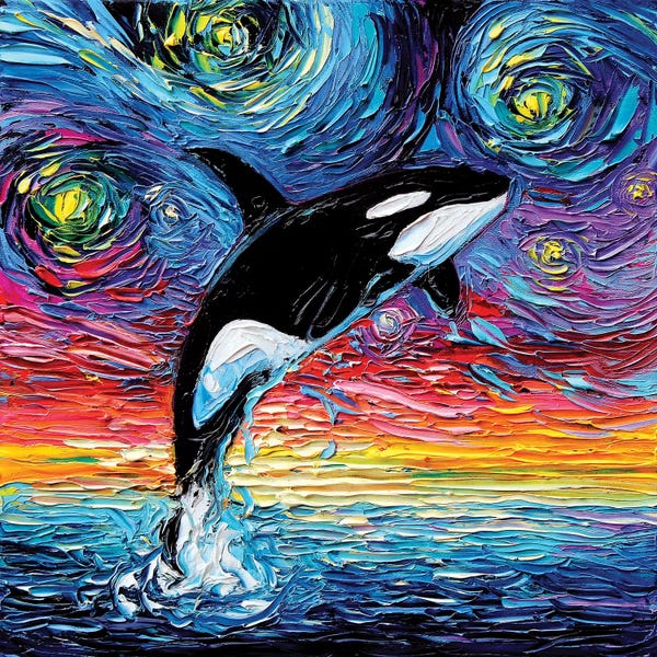 Kids Ocean Life Art: Van Gogh Never Saw Alaska by Aja Trier