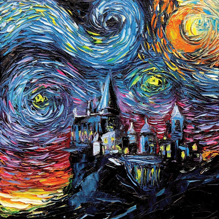 Van Gogh Never Saw Hogwarts by Aja Trier wall art