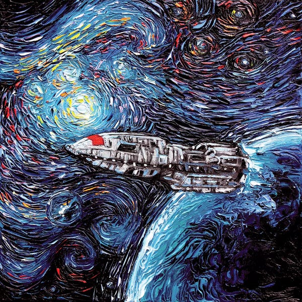 Starry Night Collection: Van Gogh Never Saw New Caprica by Aja Trier