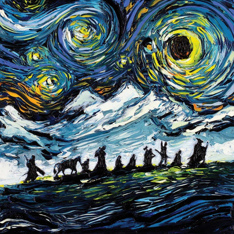 Van Gogh Never Saw The Fellowship by Aja Trier wall art