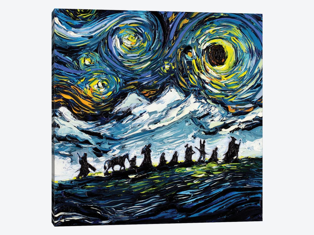 Van Gogh Never Saw The Fellowship by Aja Trier 1-piece Canvas Print