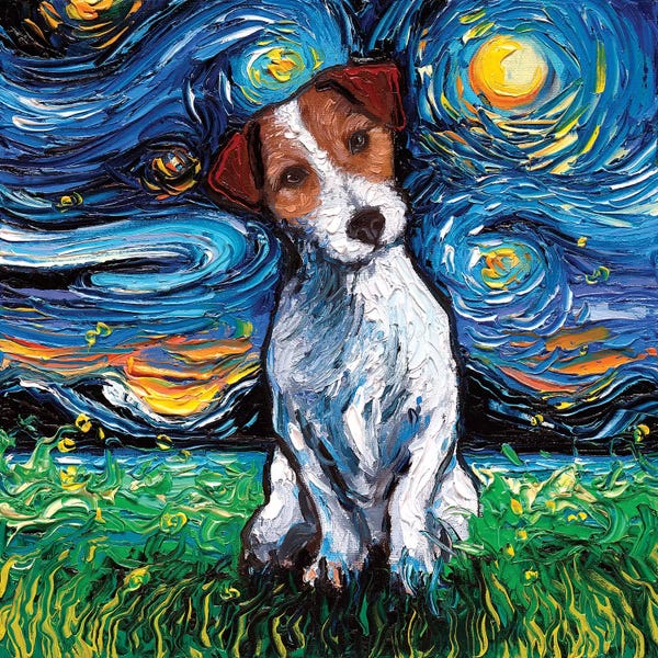 Terriers: Jack Russel Terrier Night by Aja Trier