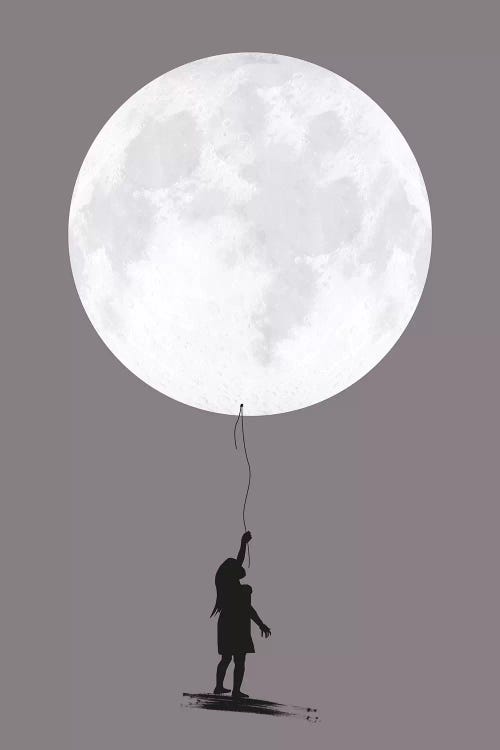 Moon Balloon by Amy & Kurt Berlin wall art