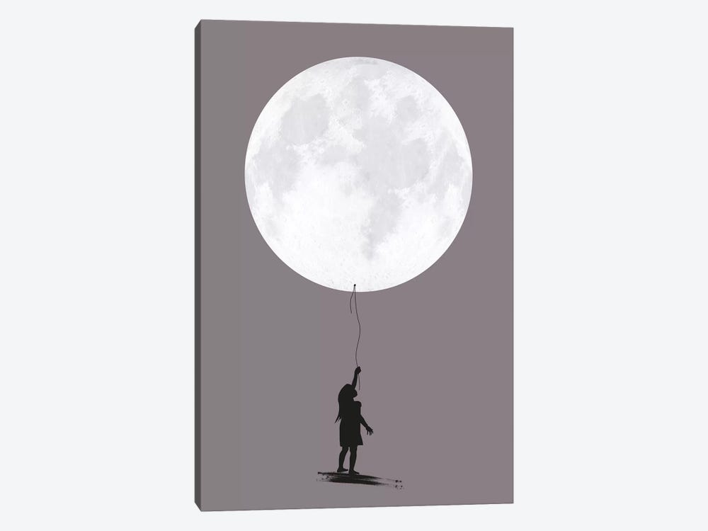 Moon Balloon by Amy & Kurt Berlin 1-piece Art Print