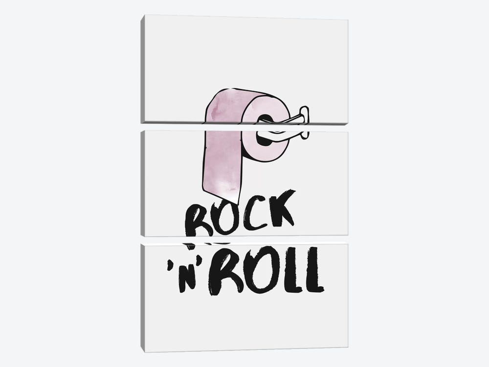 Rock'N'Roll by Amy & Kurt Berlin 3-piece Canvas Art Print