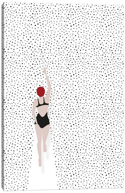 Swimming Points Canvas Art Print - Amy & Kurt Berlin