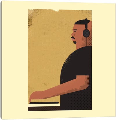DJ Screw Turntables Canvas Art Print - Musician Art