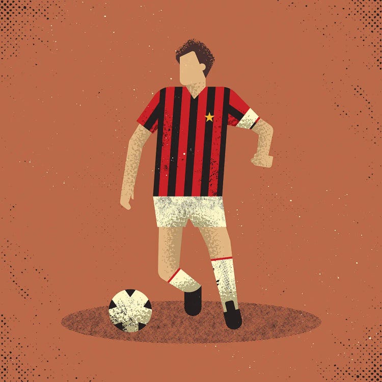 Franco Baresi by Amer Karic wall art
