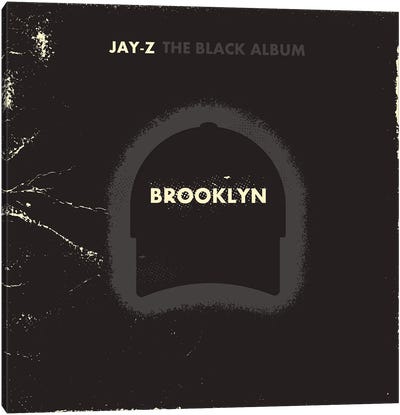 Jay Z The Black Album Canvas Art Print - Amer Karic