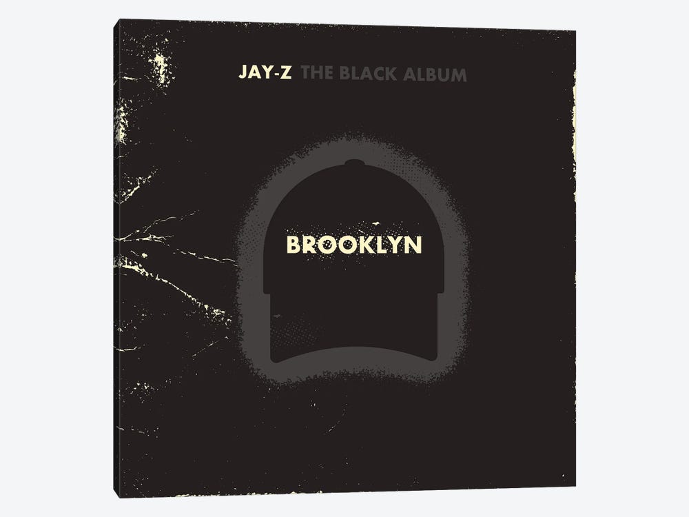 Jay Z The Black Album by Amer Karic 1-piece Canvas Wall Art