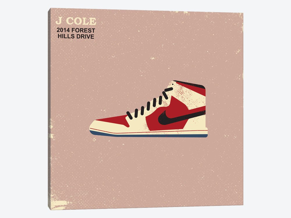 J Cole 2014 Forest Hills Drive 2 by Amer Karic 1-piece Canvas Art