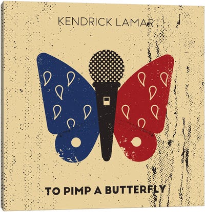 Kendrick Lamar To Pimp A Butterfly Canvas Art Print - Kendrick Lamar